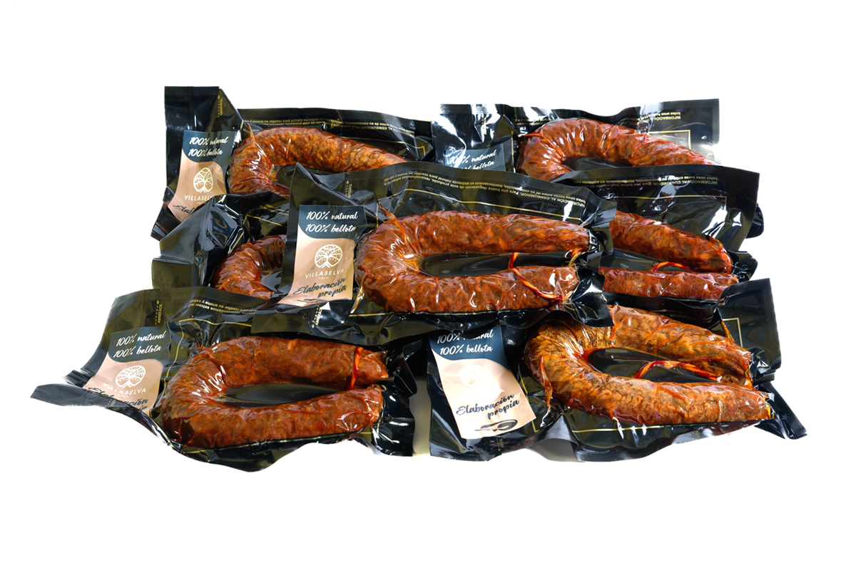 LOTE 2 KG LONGANIZA IBÉRICA 100% PURO DE BELLOTA